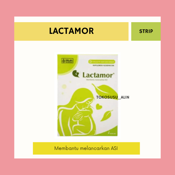 LACTAMOR STRIP 10 KAPLET / ASI BOOSTER / SUPLEMEN PELANCAR ASI