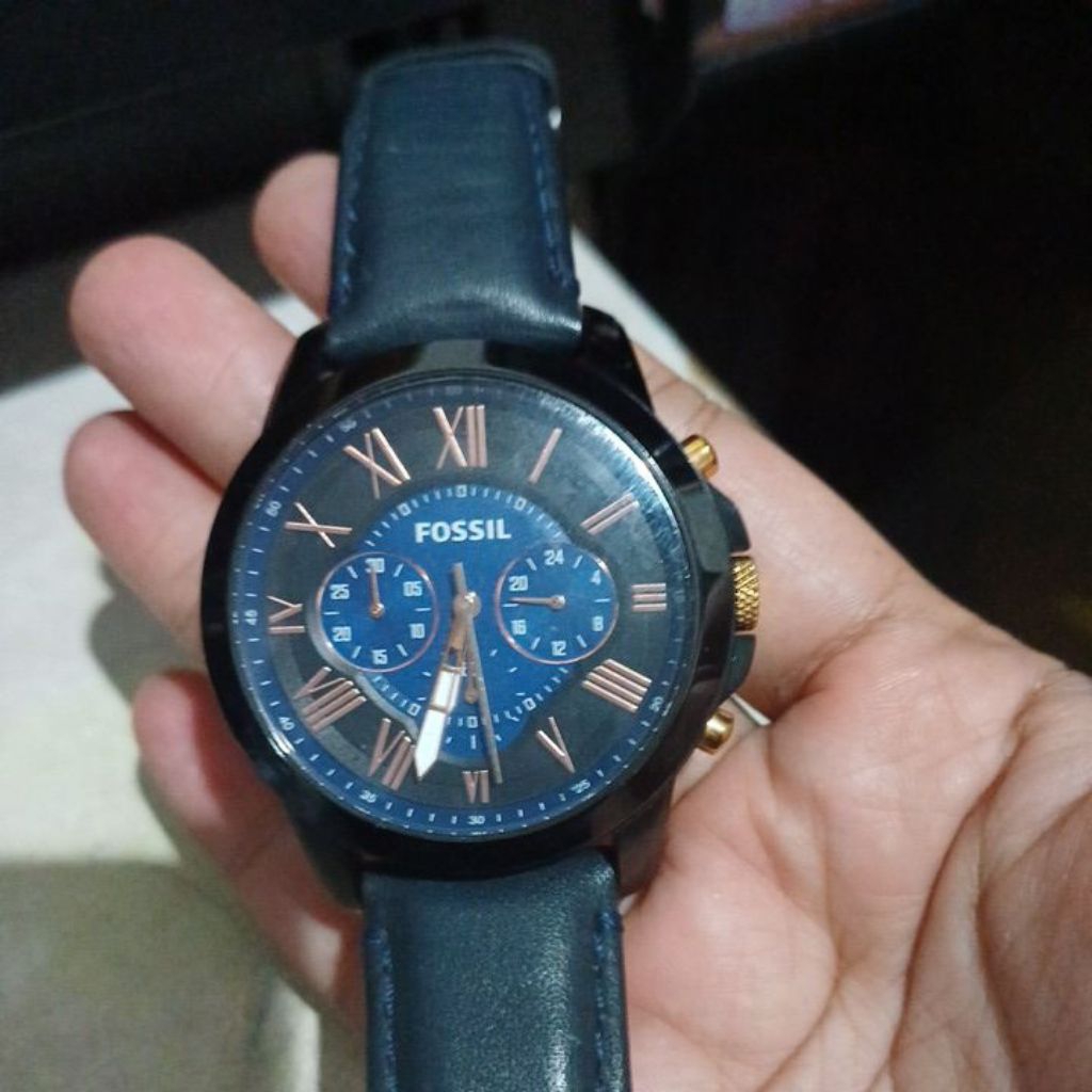 Preloved Bekas second Jam Pria Original Fos*il Jam Branded Bekas