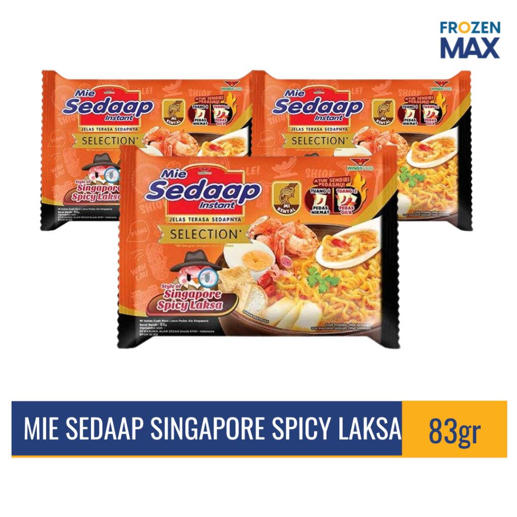 

Mie Sedaap Singapore Spicy Laksa 1 Pcs | Mie Sedap Laksa Singapore | Mie Sedaap Kuah Laksa