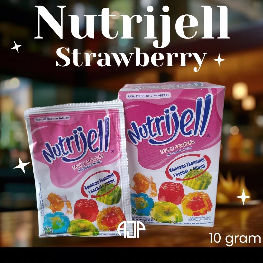 

NUTRIJELL Strawberry Sachet | 10 gr