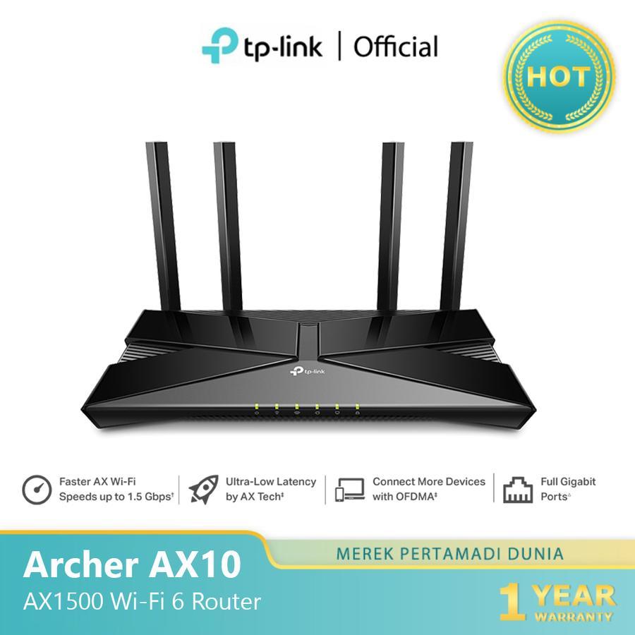 TPLink Archer AX10 AX1500 Wi-Fi 6 Router Tplink - Archer AX10-AX1500