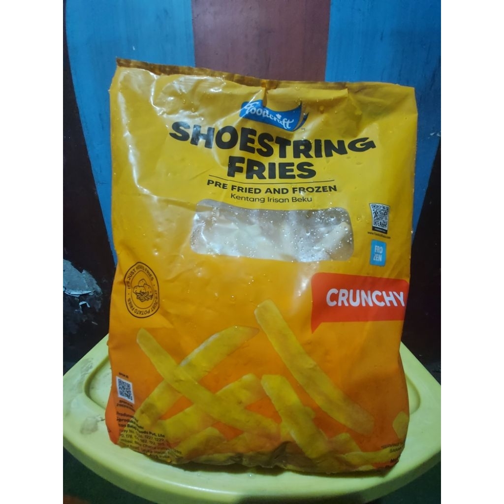 

Foodcraft Kentang Shoestring Fries 1kg Kentang Foodcraft Shoestring Fries