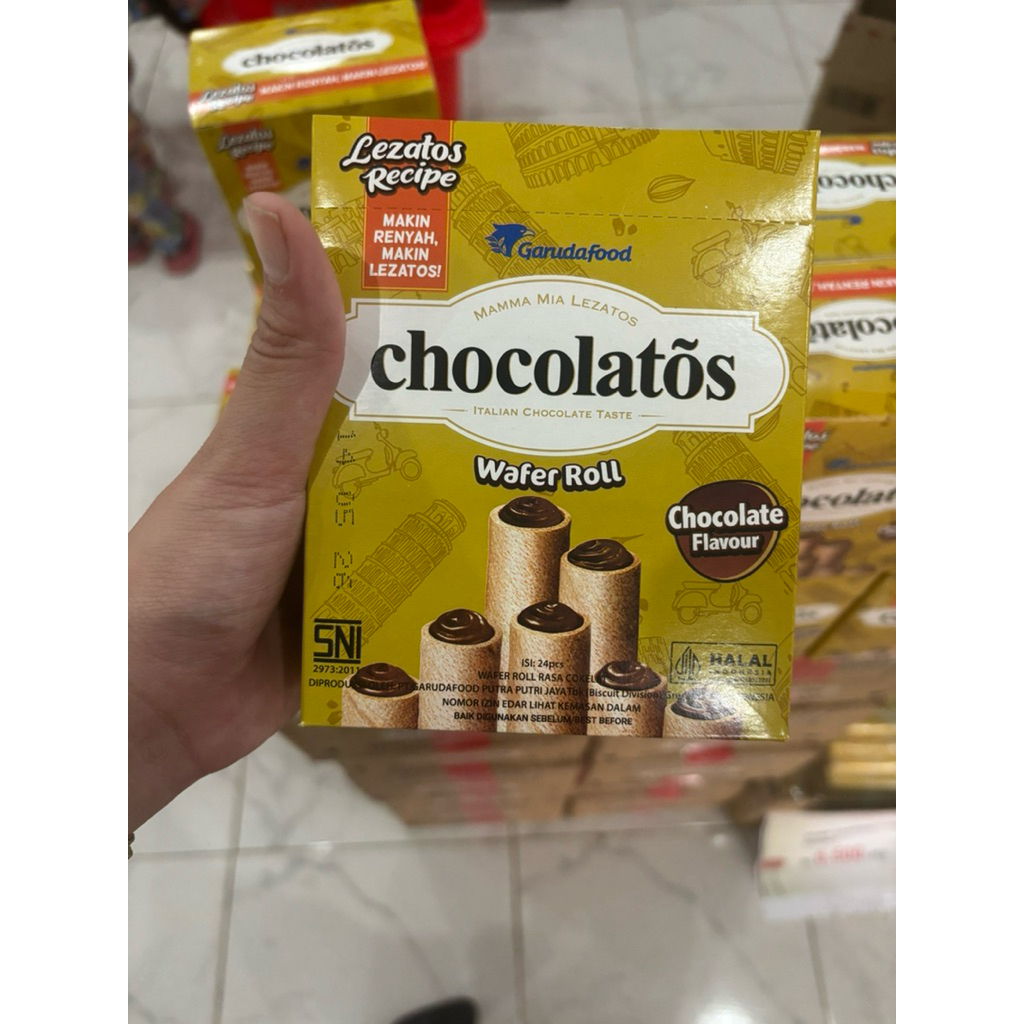 

termurah snack chocolatos 1 pack isi 24pcs