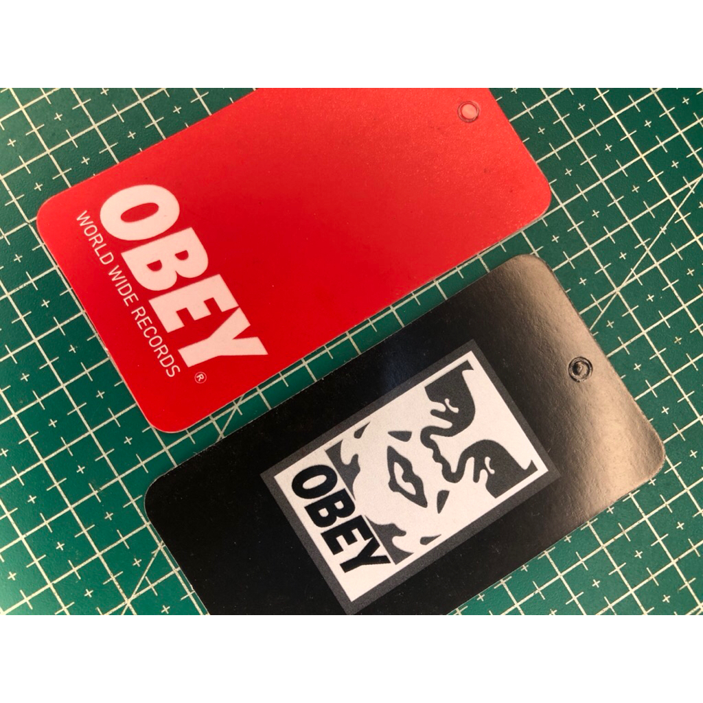 

OBEY LABEL TAG SUPER PREMIUM SUPER TEBAL CO 1X DI KIRIM 600PCS