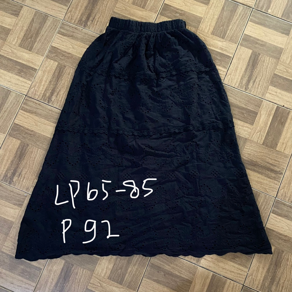 preloved rok panjang katbol hitam