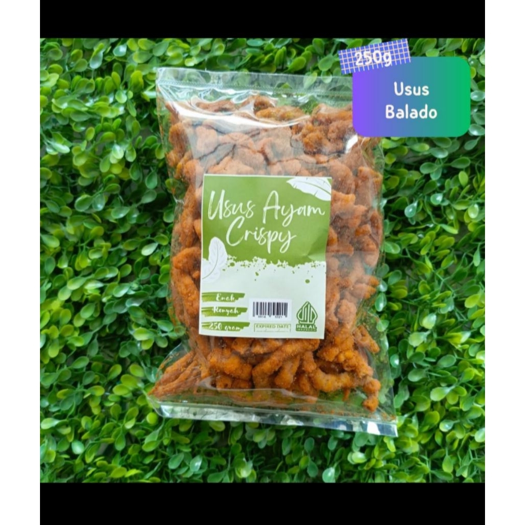 

Usus Ayam Krispi 250gr, 500gr dijamin Enaakk