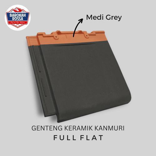 Genteng kanmuri full flat medi grey kw1