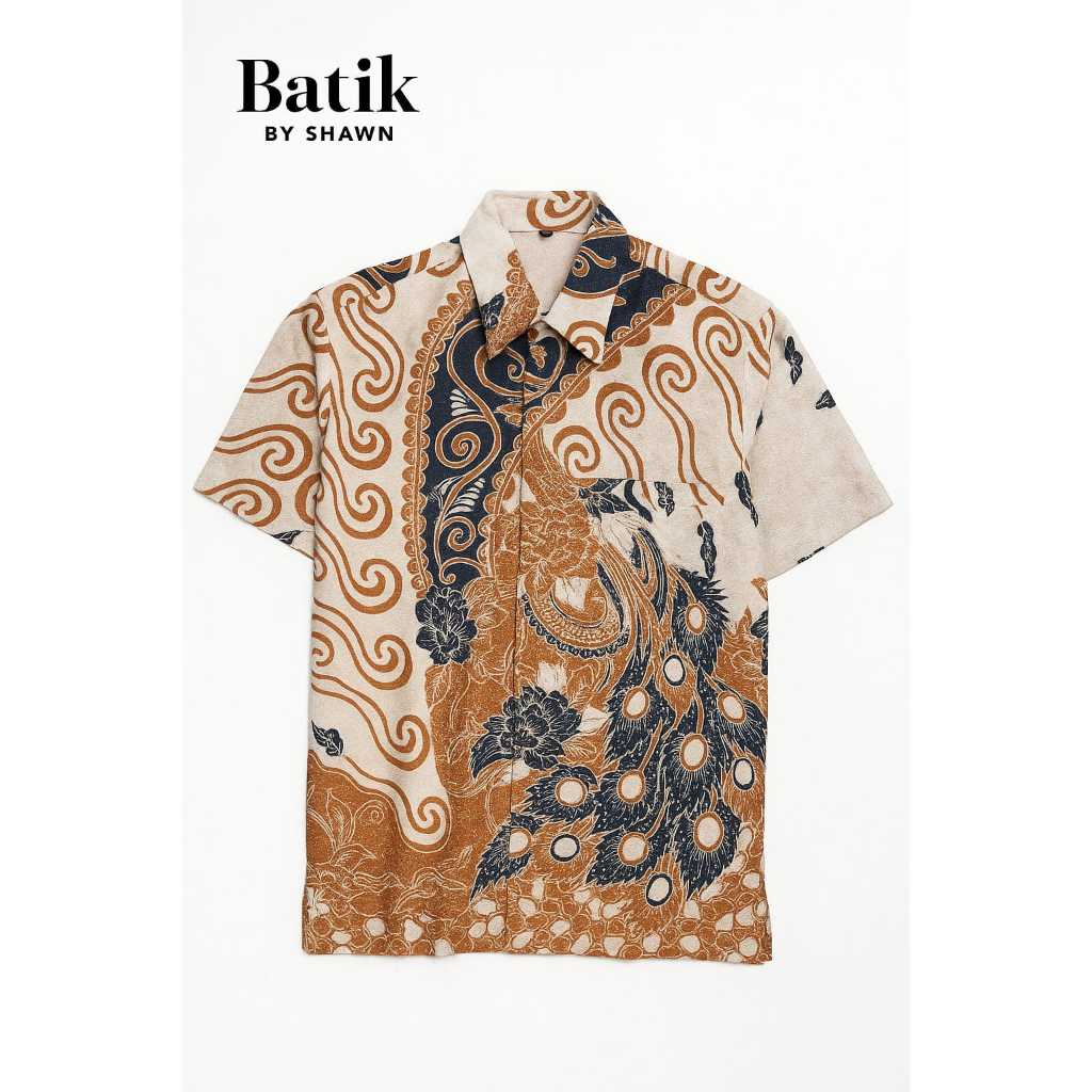 Brahma Top Kemeja Batik Pria Lengan Pendek