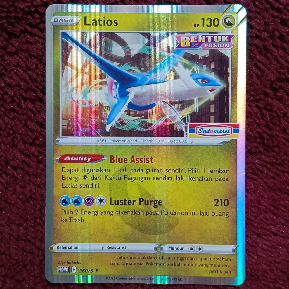 Latios Bentuk Fusion Promo Indomaret 260/S-P - Pokemon TCG Indonesia foil holo