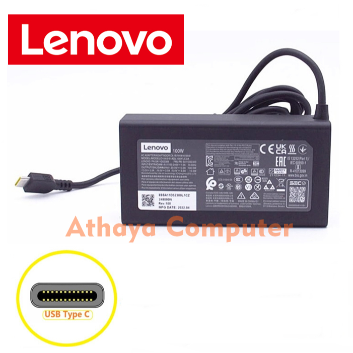 Charger Adaptor Lenovo Ideapad Pro 5 14AHP9 AMD Ryzen 7 Series 100W