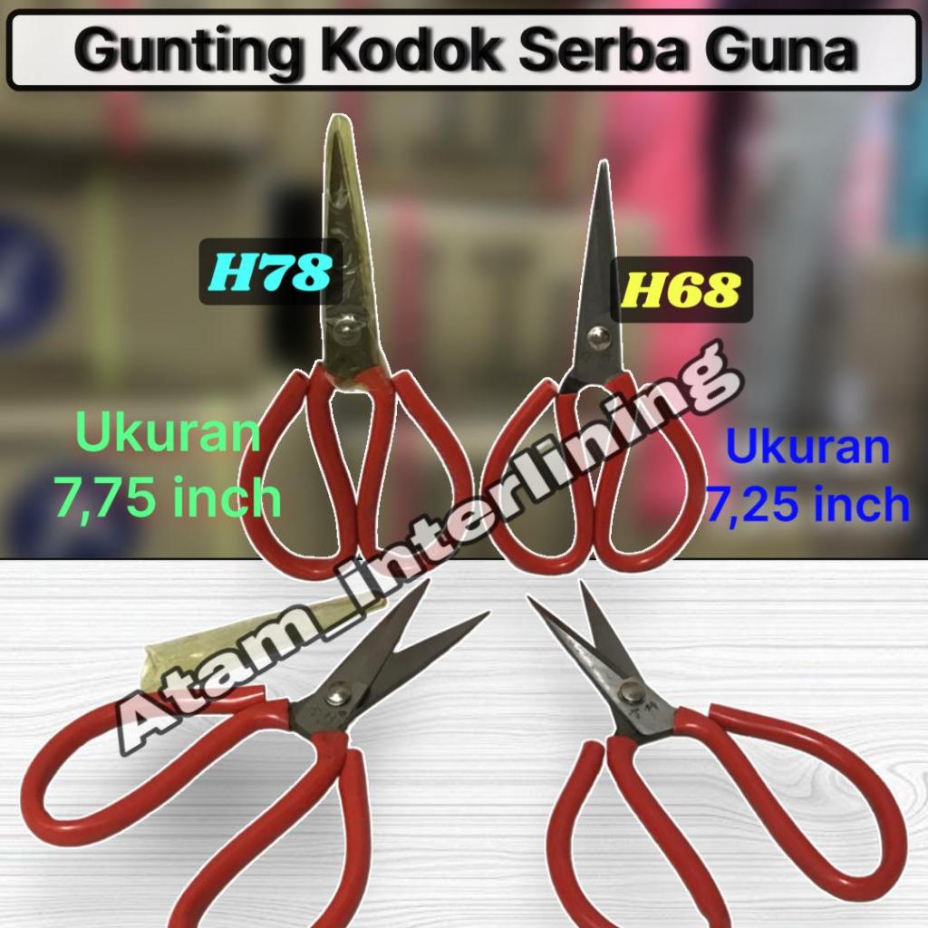 

Gunting Kodok H78 & H68 SerbaGuna – Tajam untuk Potong Kain, Kertas, Plastik, Seng, Mika Dll