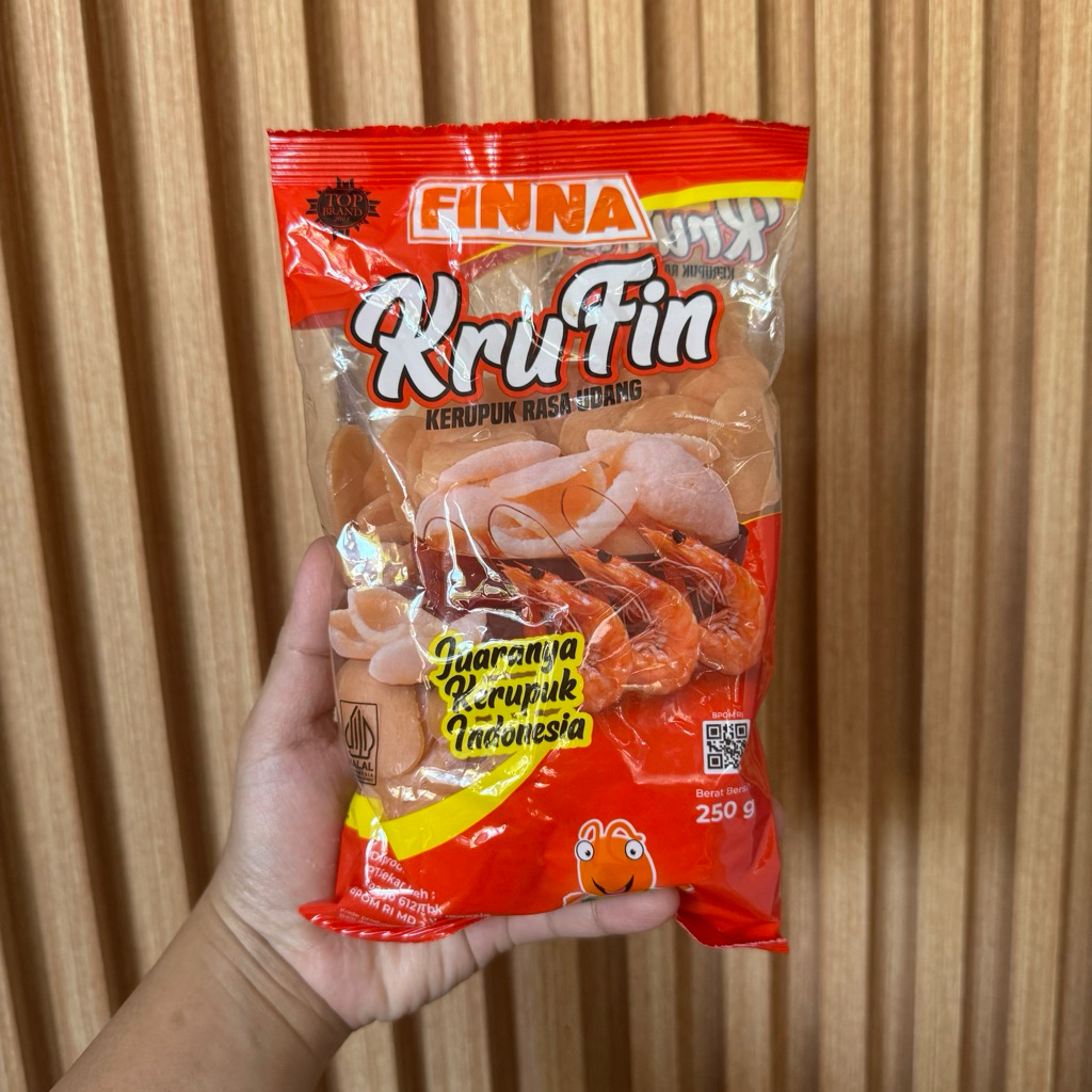

Finna Kru Fin Kerupuk Udang 250gr