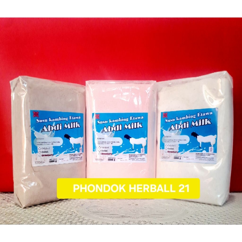 

Susu Kambing Etawa Bubuk Abdi Milk 1kg Gread 2