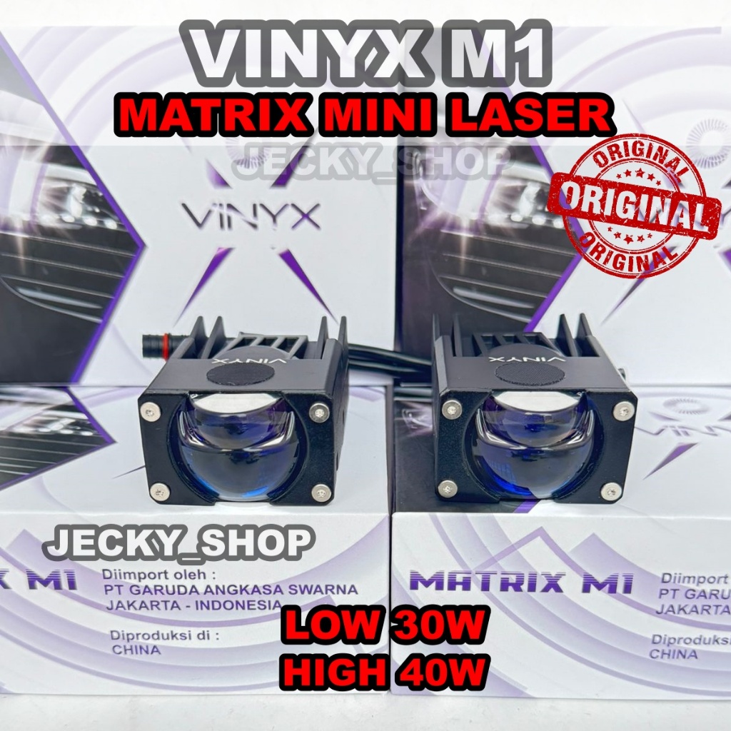 Original Mini Biled Laser Matrix M1 Vinyx Biled Projector Gepeng Laser Vinyx M1 40 Watt Bluelens