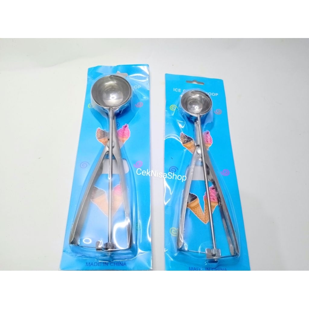 Sendok takar es krim stainless steel / scoop ice cream / Sendok cetak es krim / sekop es krim / seko