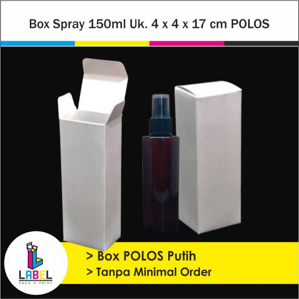 

Box / Dus Kemasan Spray 150ml Uk 4x4x17 cm POLOS