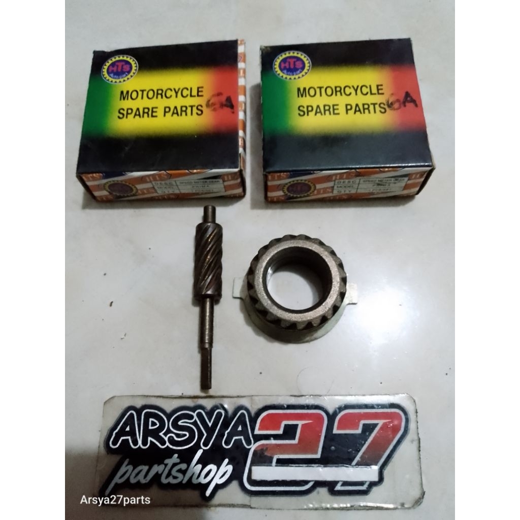 Gigi nanas speedometer spidometer spido Honda Astrea prima star merk HTS old stok