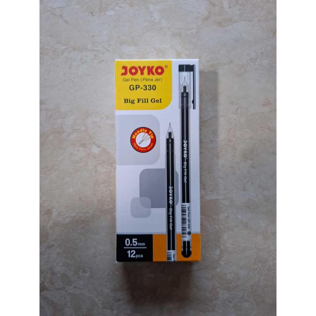 

PULPEN PEN GEL JOYKO BIG FILL GEL 0.5 mm GP-330 (12pcs) - Promo Back to school