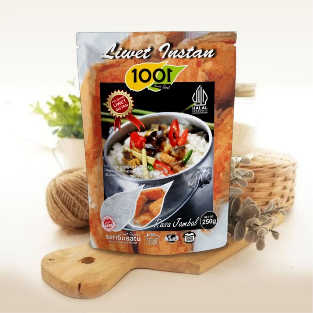 

Nasi Liwet Instan 1001 Rasa Jambal 250 Gr