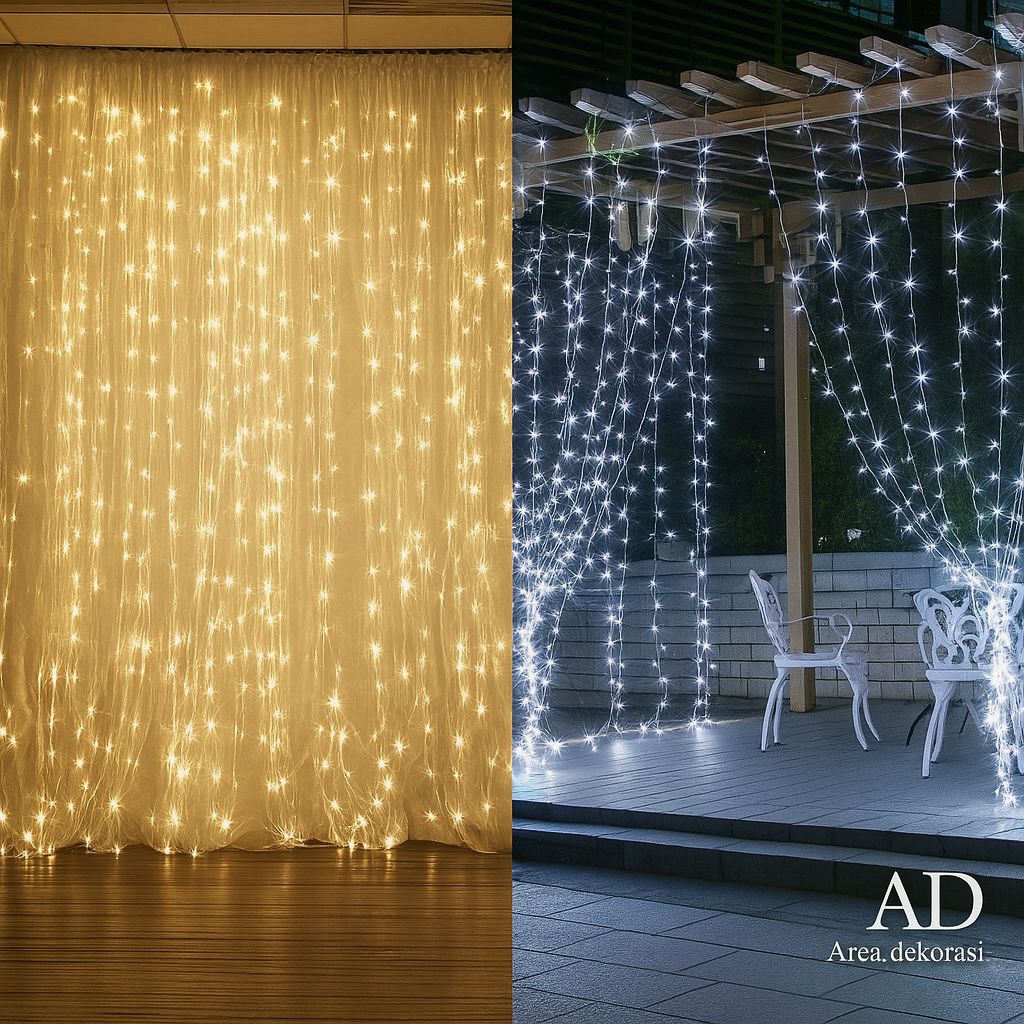 Tirai Lampu Dekorasi / Tirai Lampu Tumblr