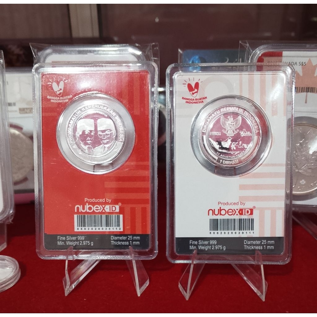 Dirham Nubex 75th Indonesia merdeka 1 set @ 1 dirham