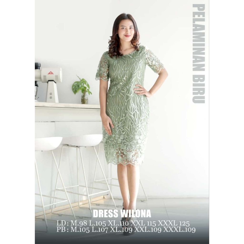 Dress Wilona | Dress Natal | Dress Tile | Dress Pesta | Dress Remaja