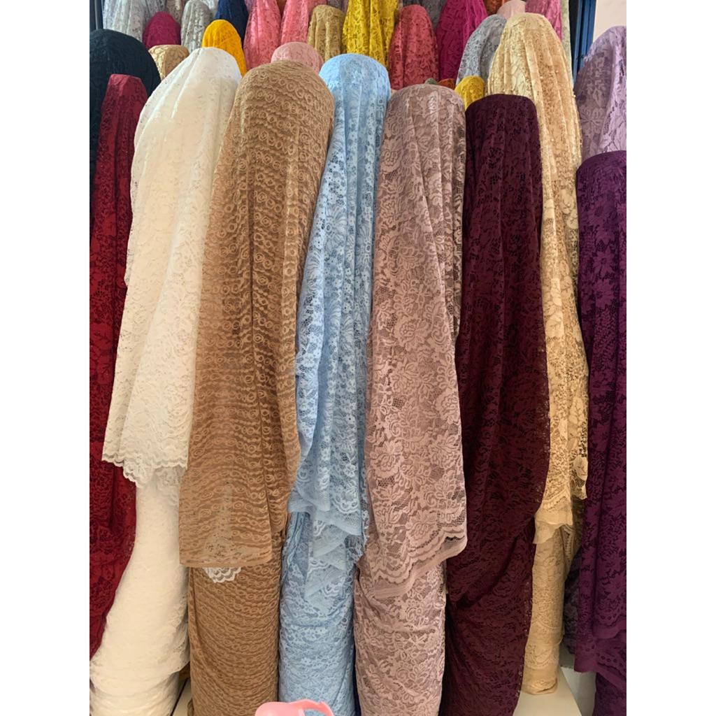 kain brokat lace import - kain brokat - kain brokat lace polyster - kain brokat premium