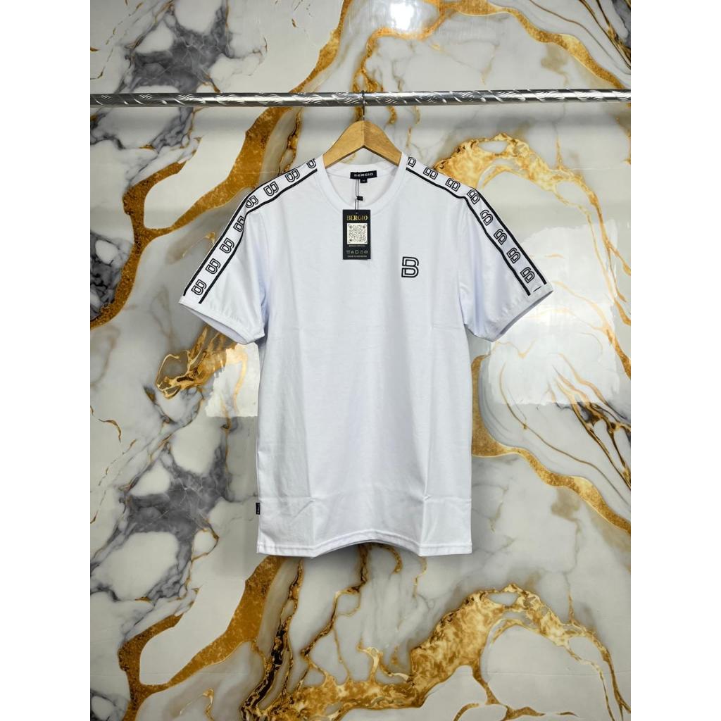 Kaos Lis Bahu Terbaru Kaos Bergia Lis Bahu Terbaru T-shirt Pria Lengan Pendek Bahan 24s Us Pima