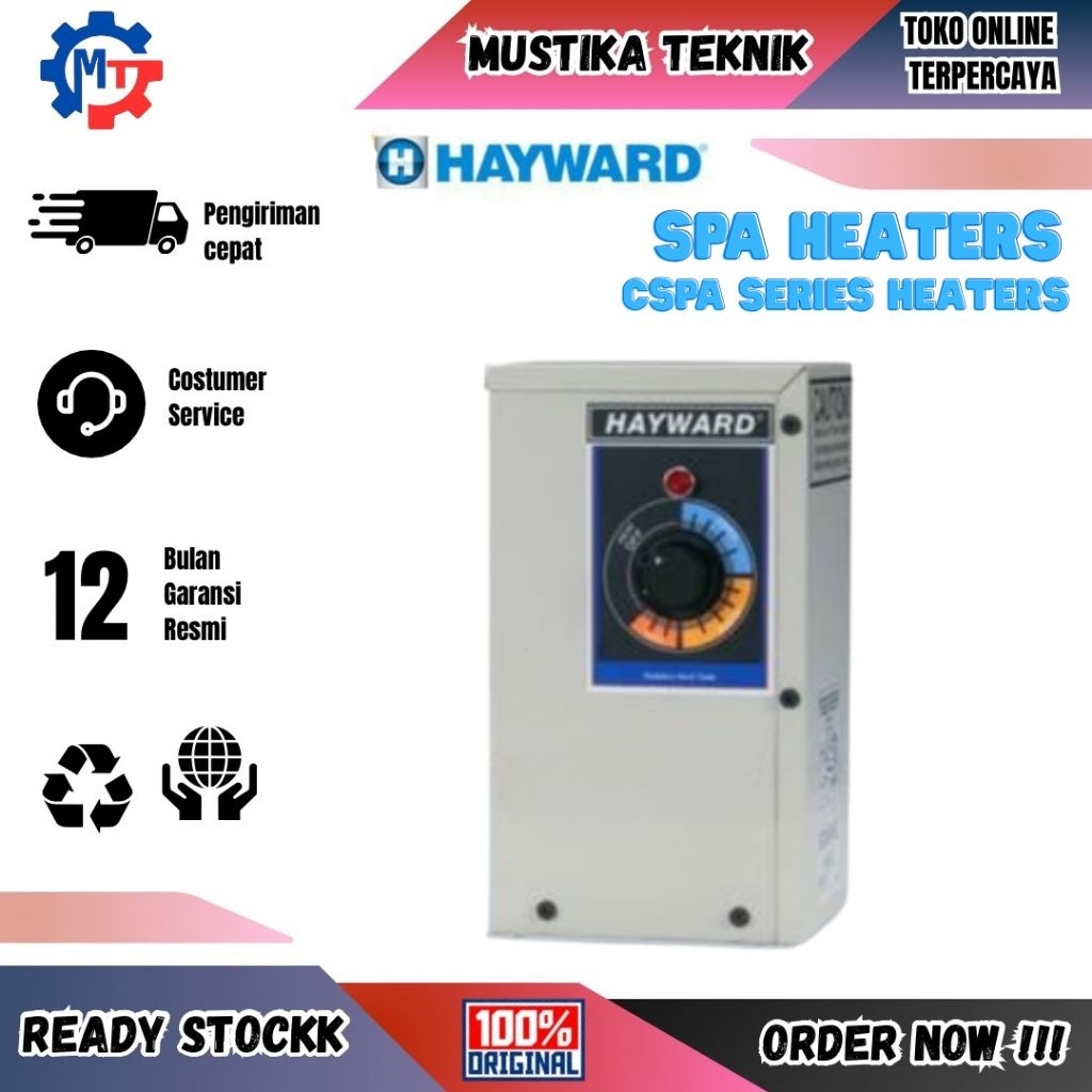 Water Heater Electric Pemanas Air Spa Kolam Renang Whirpool Hayward