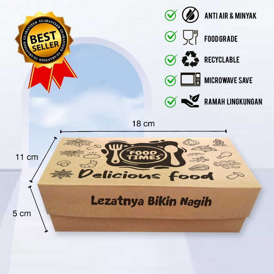 

50 pcs,MOTIF lunch box M,kotak makanan serbaguna,krfat 290 Laminasi,polos MURAHH Kitchenware Kotak