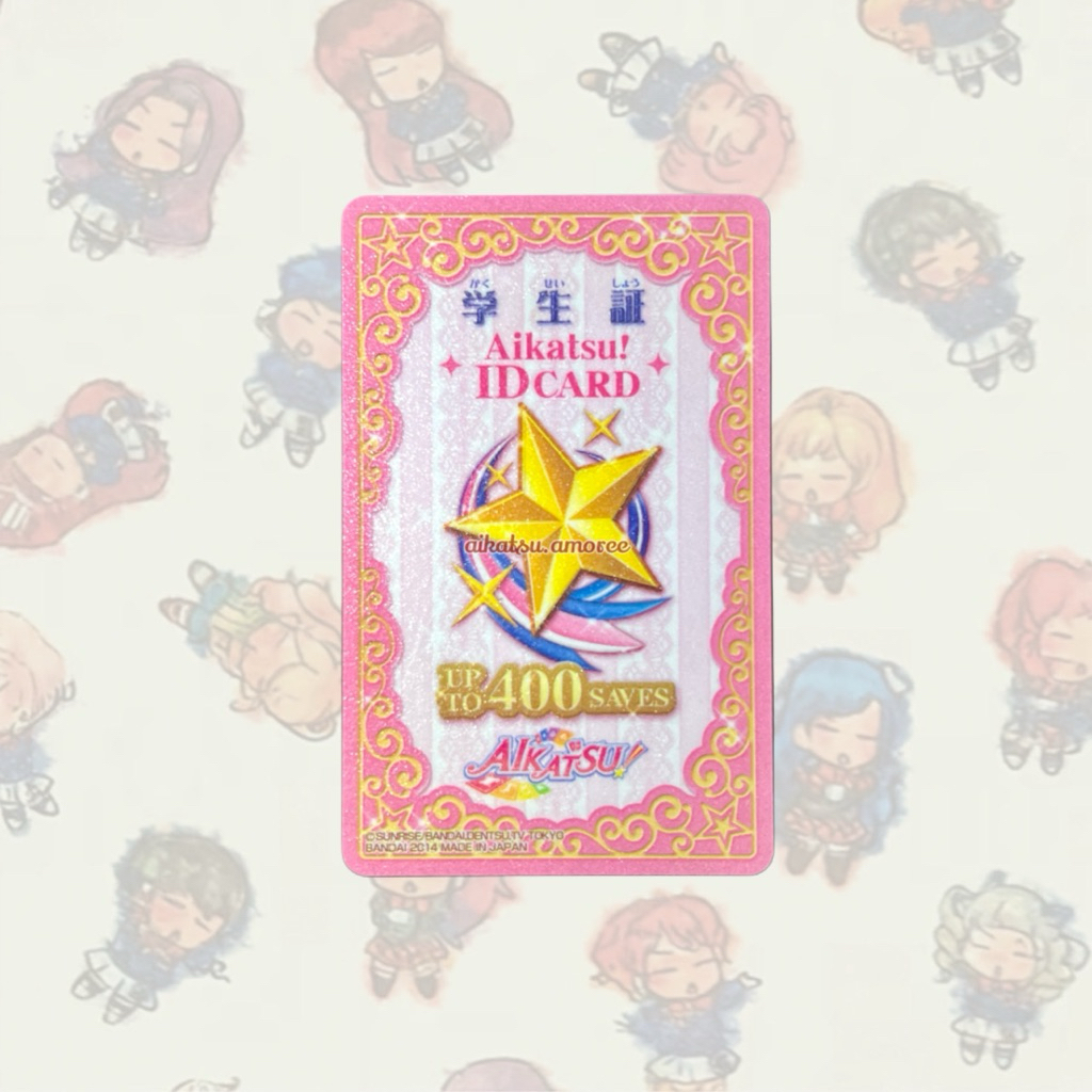 Aikatsu PINK ID CARD
