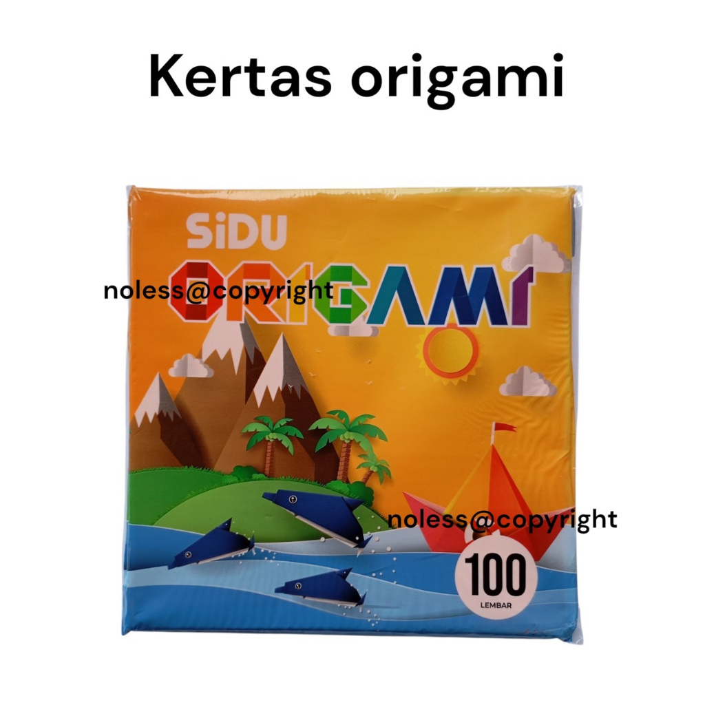 

NOLESS (1 pack) Kertas Origami / Kertas Lipat Sidu Isi 100 16cm