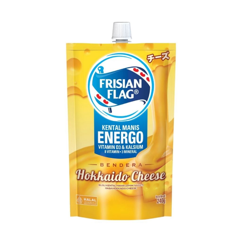 

Frisian Flag Bendera Kental Manis Hokkaido Cheese Pouch 280gr