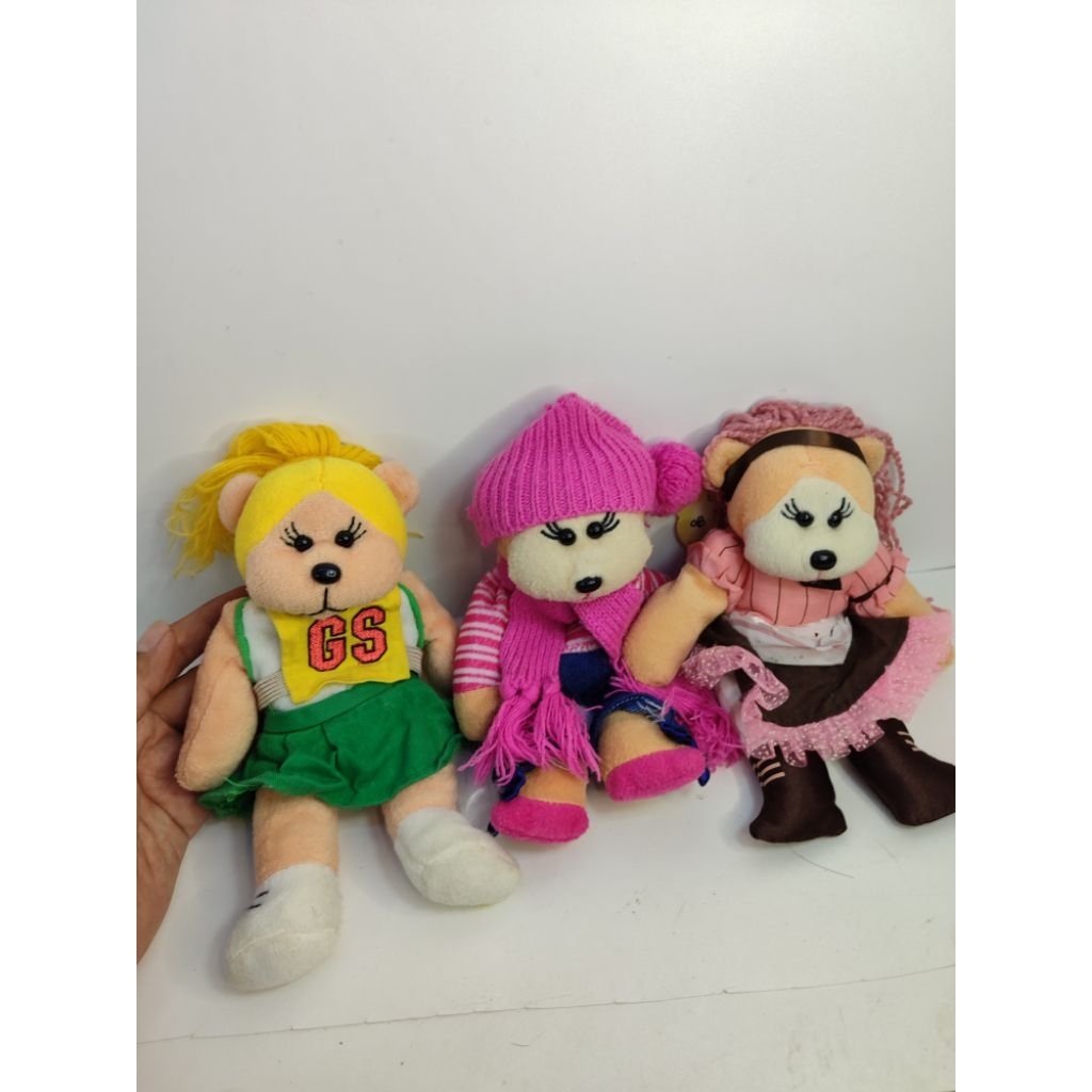 boneka beanie kids beanie teddy bear skansen giftware original harga satuan