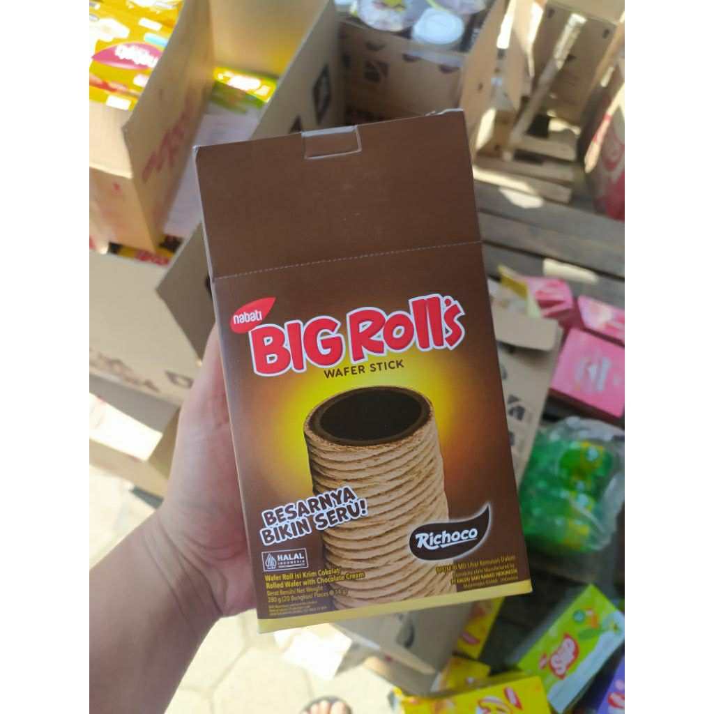 

Cod Big roll coklat (20pcs)/ rolls 1000/ cemilan /snack