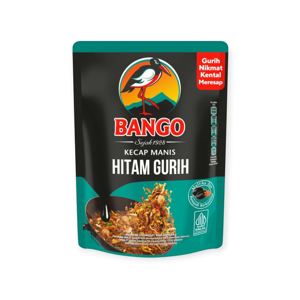 

Bango Kecap Manis Hitam Gurih Refill 550 g