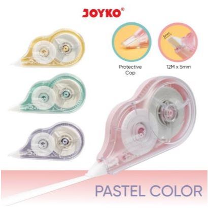 

JOYKO Pita Koreksi Correction Tape CT-522PTL Pastel Color