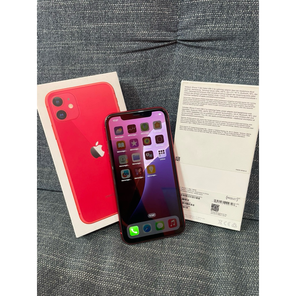 iphone 11 128 red second ibox like new