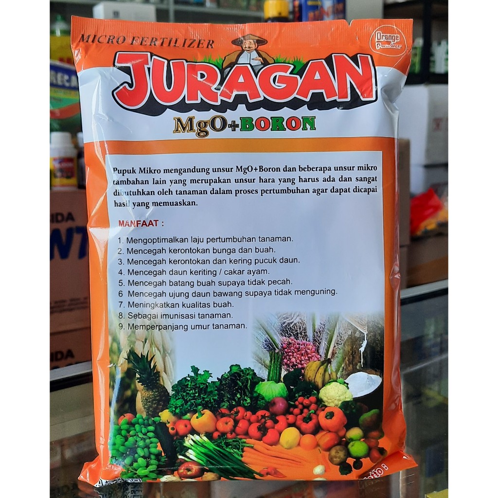 Pupuk Juragan Magnesium + Boron 1kg Pupuk Mikro Tanaman Buah Perkebunan Sayur Mayur