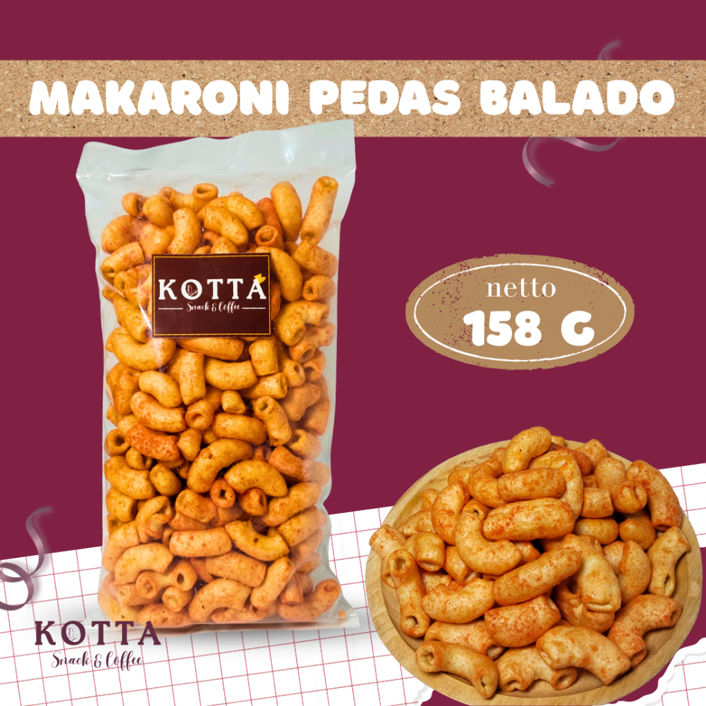 

Makaroni Pedas Balado 158 gram