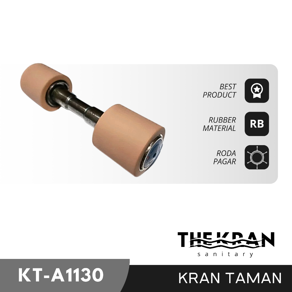 TK Roda Pagar Waterpom / Roda Bearing Pagar / Roda Karet Rel pagar