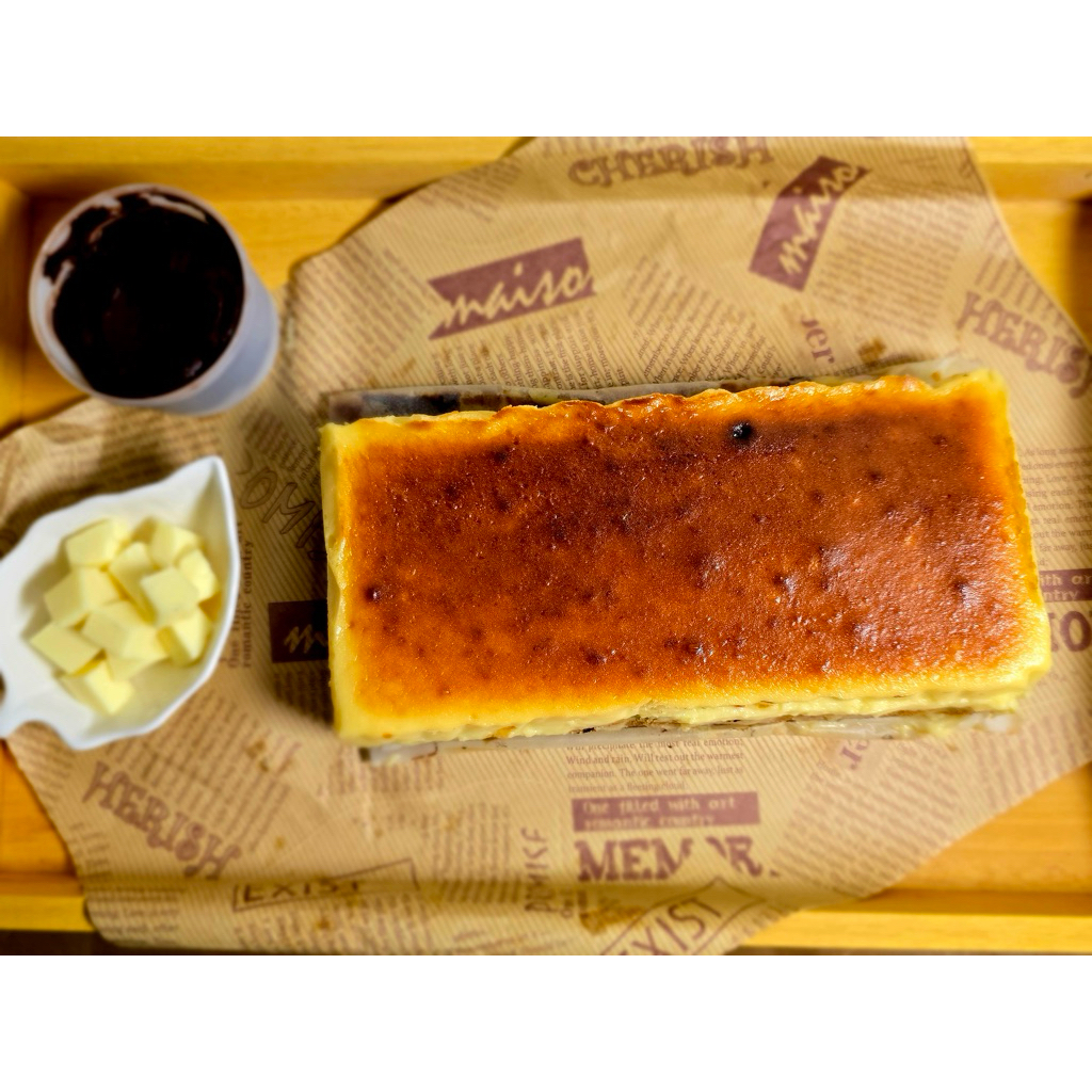 

Burnt cheesecake brownies