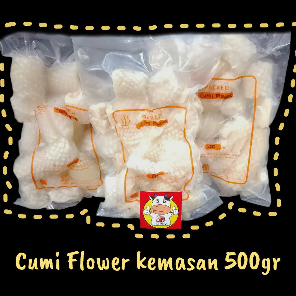 

CUMI FLOWER FROZEN KEMASAN 250GR/500GR-FROZEN FOOD-SEAFOOD-BRONTZ JOGJA