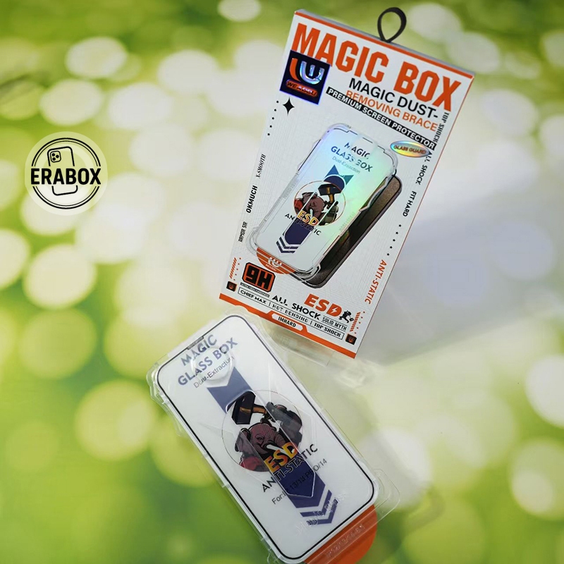 PREMIUM DIINAMI MAGIC BOX tempered glass anti gores iphone 11 12 13 14 15 16 X XR XS MAX Pro Max Plu
