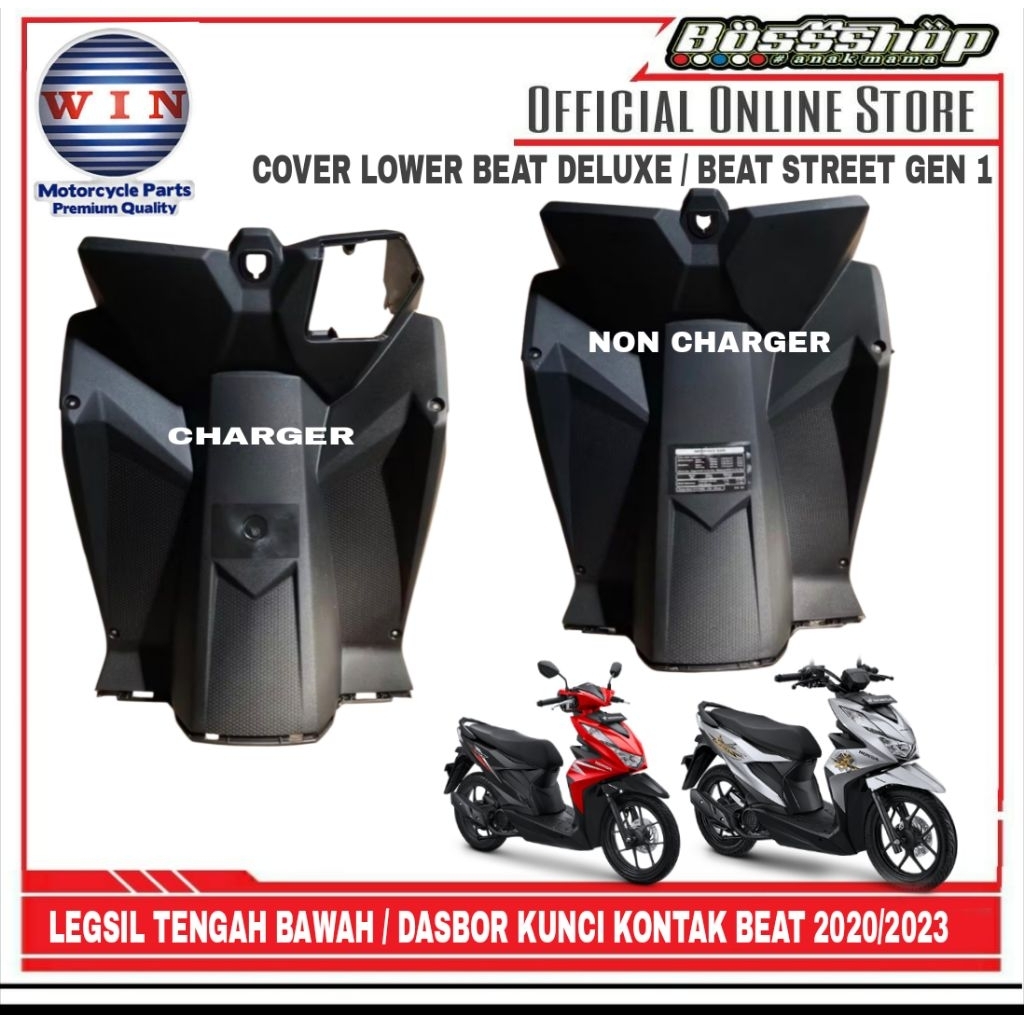 WIN - Legsil tengah Bawah BEAT DELUXE / Dasbor Tengah Beat LED/ Beat Street 2020/2023