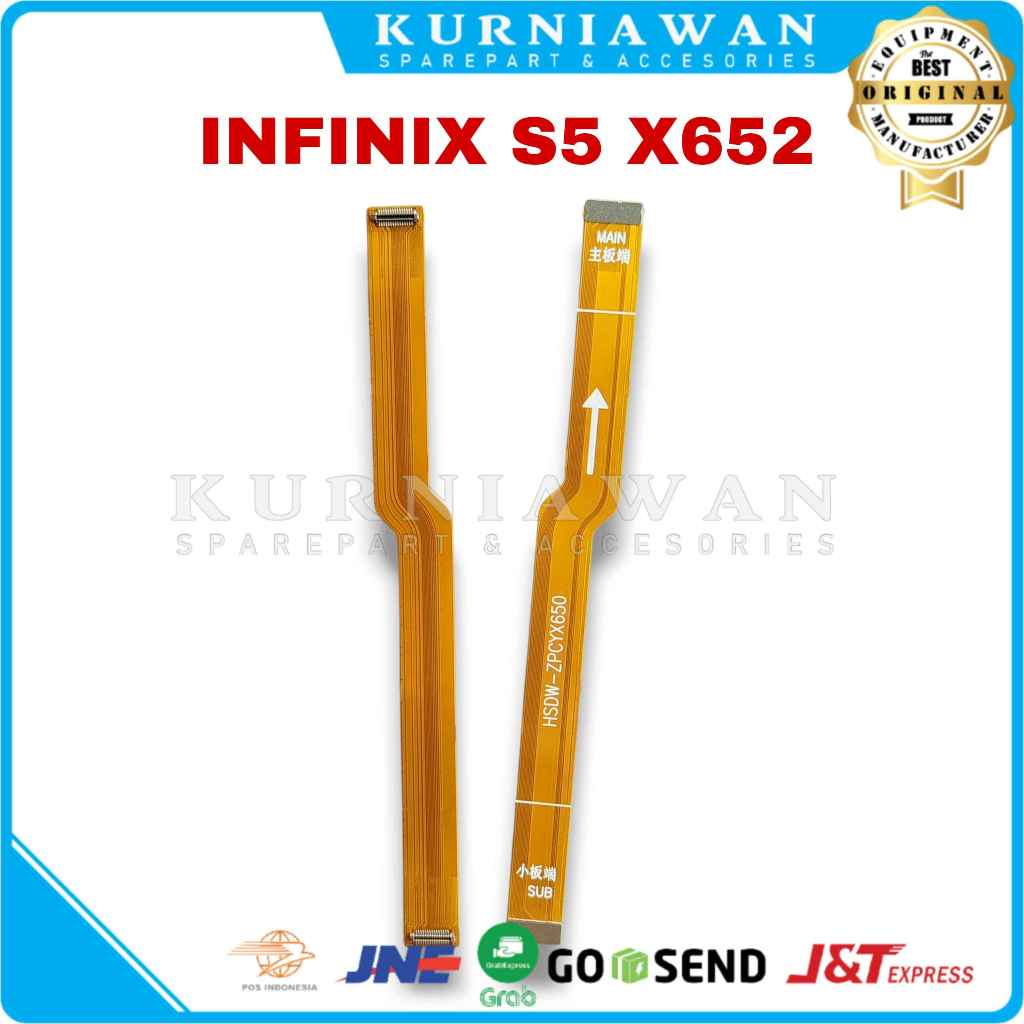 Flexible Ui Board Infinix S5 X652 Fleksibel Penghubung Mesin Konektor Charger