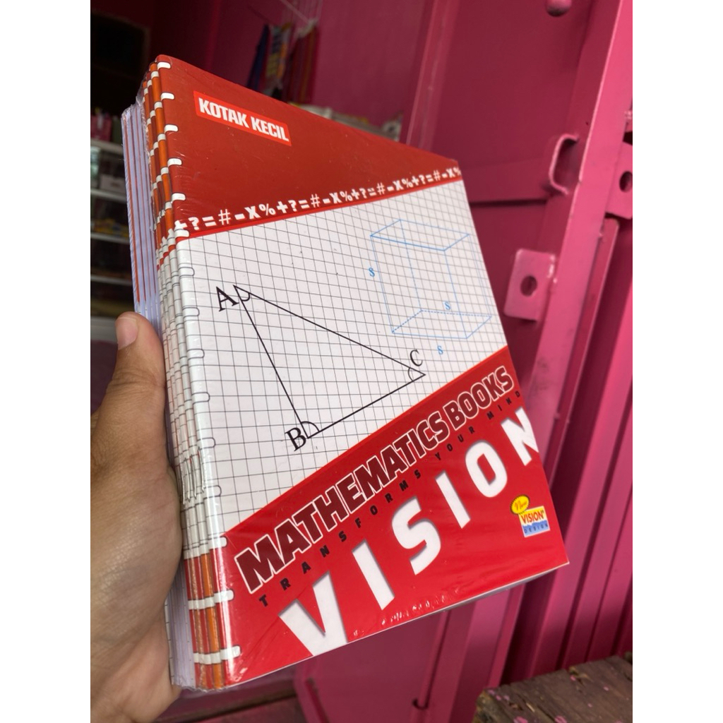

BUKU KOTAK KECIL VISION 1 pack isi 10pcs | buku kotak matematika kecil | buku kotak murah