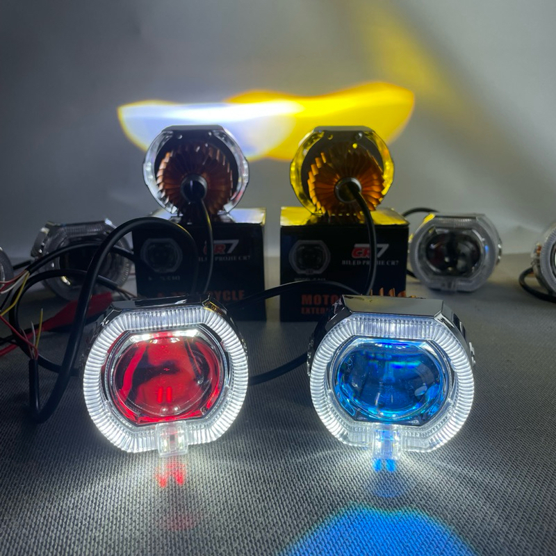 Projie Biled Cut Off Mini 2.5 Inch D2 D3 Jauh Dekat 30watt Waterproof Plus Devil / Lampu Biled 2.5 I