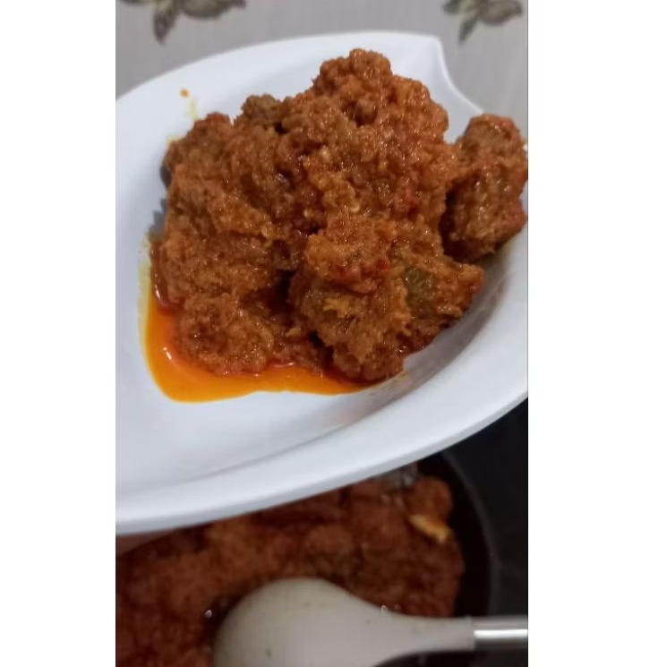 

Rendang Jamur Hioco 250g/Daging Vegan/Jamur rendang seperti daging empal/DagingJamur/Jamur Daging Enak