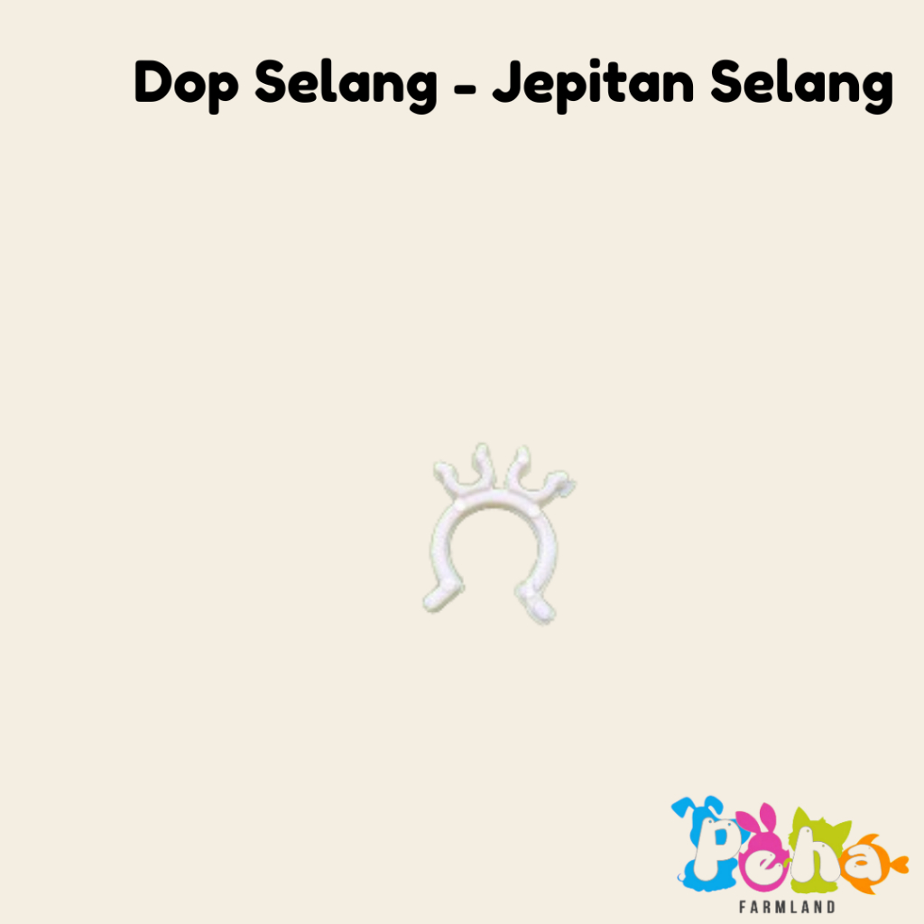 Dop Selang - Jepitan Selang dengan Capitan Pipa 5/8 inch Akuarium
